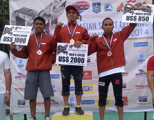 indoneia juara panjat tebing