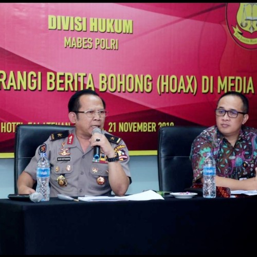 Kepala biro Multimedia Divisi Humas Polri, Brigjen. Pol. Drs. H. Budi Setiawan, M.M 