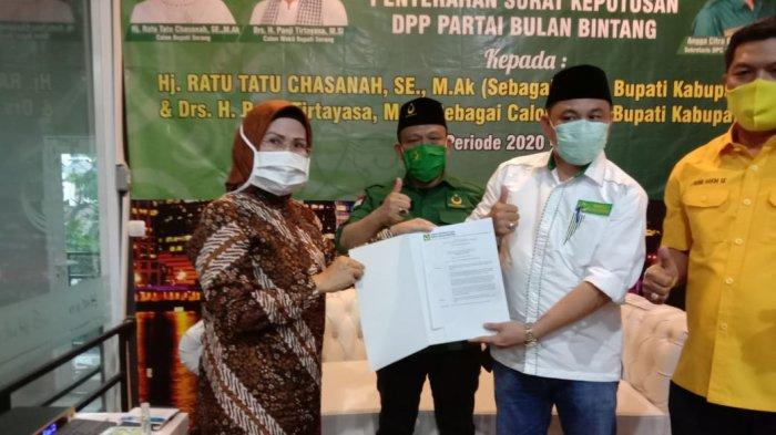 Surat rekomendasi untuk calon tiga krpwlw daerah di Banten. 